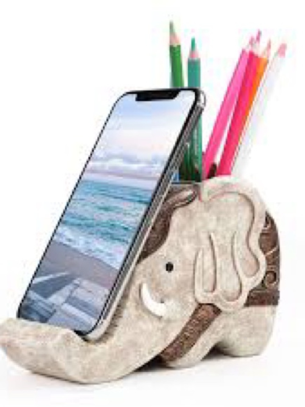 Elephant phone and pencil/pen holder